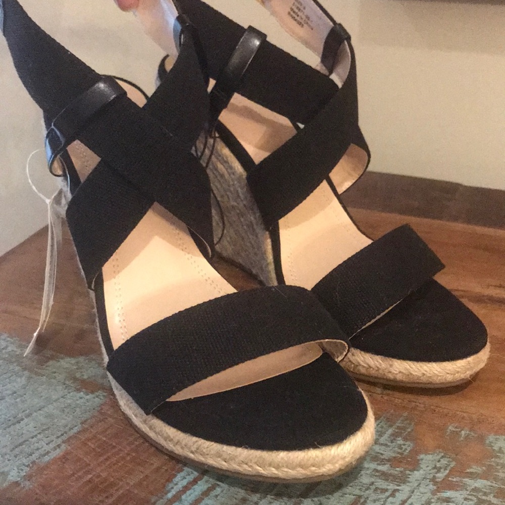 NWT 🌟 Espadrille Wedges